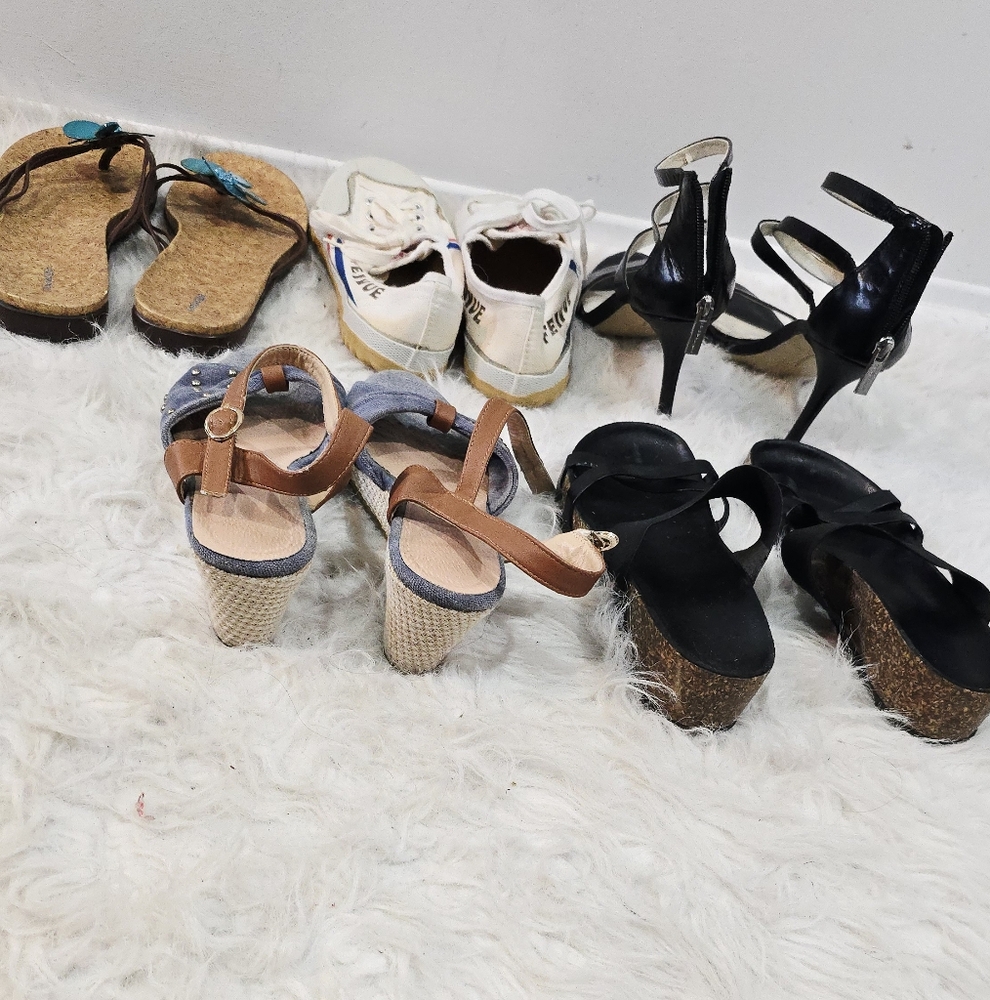 π₯ US Size 7.5Bundle of 5 Pairs Women's Shoe Collection - Picture 13 of 16